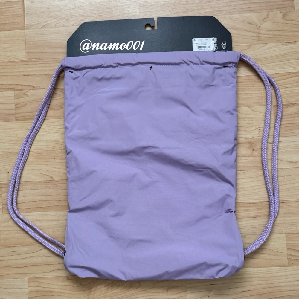Adidas 3 Stripe Drawstring Backpack Sackpack - Picture 2 of 5